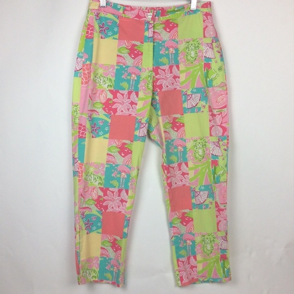 Lilly Pulitzer Pants - 🐬 3/$25 LILLY PULITZER PATCHWORK  CAPRIS